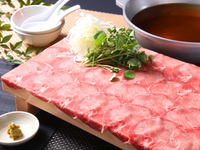 冬の鮮魚と牛タンつゆしゃぶコース・飲み放題付　全7品