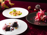 【Christmas 2026 | Menu Étoile】 A luxurious set of 8 dishes, including scaled-seared sea bream and Hyogo beef fillet.