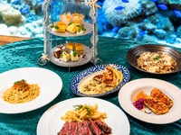 9月1日～【アフタヌーンセット付き選べるランチ】ひと口の幸せを感じる前菜盛り+5種から選べるメイン+季節のアフタヌーンセット付｜贅沢ランチ（ランチ＋アフタヌーン）