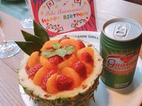 アニバーサリープレート(ガラナパンチ) 写真付きメッセージカードプレゼント