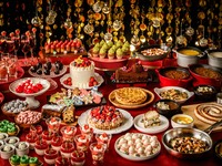 【11月1日～1月11日】<ランチ>～Xmasスイーツビュッフェ～🍓いちごとチョコのマリアージュ🍫6300円