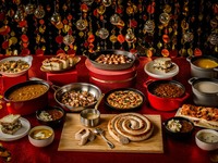 【11月1日～1月11日】<ランチ>ワイン&生ビール飲み放題付・～Xmasスイーツビュッフェ～🍓いちごとチョコのマリアージュ🍫～ 9,300円