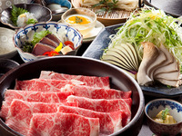 【Japanese Wagyu 120ｇShabu-shabu Course /黒毛和牛しゃぶしゃぶ 】