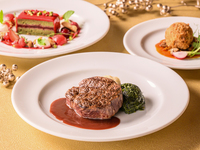 【2026 Christmas LUNCH COURSE】2種類からメインディッシュが選べる全7品 + 乾杯１ドリンク