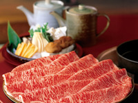 【個室】牛たん炭火焼と松阪牛「1%の奇跡」すき焼コース