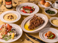 12/23限定SALE【2026 Christmas  T-BONE STEAK COURSE】シーフードプラッター含む全8品+ 乾杯グラスシャンパーニュ