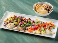 Premium Free-Flow with a Colorful Cheese & Condiment Palette Fromage — Window Seat Guaranteed