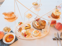 【1日5組限定】桃のアフタヌーンティー15:00