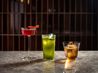 86 Sunset Dinner Plan Enjoy a 4-Course Dinner with Two Drinks of Your Choice from Our Menu