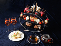 ◆10-11月／土日祝◆ Cherry Afternoon Tea「Romeo x Juliet」with ハーゲンダッツ​　TWG Tea 11種類フリーフロー