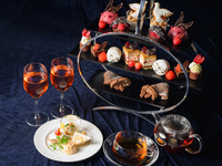 ◆10-11月／平日＜パン食べ放題＞◆Cherry Afternoon Tea「Romeo x Juliet」with ハーゲンダッツ​　TWG Tea 11種類フリーフロー