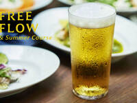 [Includes free flow & guaranteed terrace seating for Autumn Dinner Course] September 15 – October 31: Autumn Dinner Course with unlimited free-flow drinks; no seat selection. 11,000 yen (Dinner)