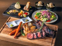 [No all-you-can-drink; food only] “Barley Meat Course” – 4 dishes, 10 items total: 4,500 yen