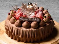 ◆事前決済／12/16まで◆【Christmas Cake 2026】チョコレートクラウン 5号＜バナナサンド＞（約 15㎝）