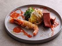 リンベル招待券利用　表参道プリフィックスディナー　全4品