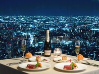 【モダンフレンチ×ワイン・日本酒】 厳選されたペアリングドリンク5杯付きディナー（窓側席）