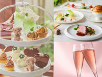🥂ロゼスパークリングワインをプレゼント🥂【土日祝：ランチコース付き】マスカットとくまのオータムアフタヌーンティー（乾杯酒＆食後カフェフリー）