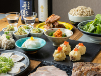 【11/15までの期間限定】120分飲み放題付き　大山鶏一枚焼きと十割蕎麦コース 「宴 -en-」