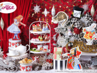 【平日 （わんちゃん同伴無）】カフェフリー付  アリスのクリスマスギフトアフタヌーンティー