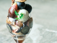 Seasonal Parfait Pairing　-無花果　焼き茄子　葡萄-