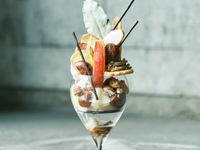 seasonal parfait  -和栗　芋　金木犀-
