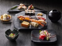 【Web booking / Special price 】 Dinner sushi course “Sumire” including 10 pieces of sushi