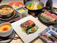 11,12月《燈花おまかせコース》『~北海道三昧~たら白子,ふぐ,ほたての黄金だし小鍋』『紅ずわい蟹といくらの羽釜めし』『豪州和牛と本マグロ大とろの石焼きステーキ』コース