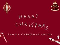 ＜第二部＞【大人コース】 FAMILY CHRISTMAS LUNCH 