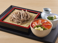 蕎麦＆サーモン小丼セット