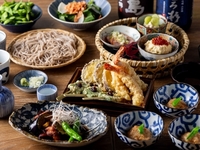 【日本酒好き必見！宴会にお勧め！】おもてなしコース　+2時間プレミアム飲み放題付
