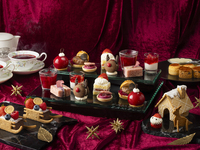 【3-hour relaxed experience】 【Hexenhaus (Candy House) & Strawberry Santa Plan】 Velvet Rose Noël Afternoon Tea ★ Thu, Fri, Sat (Reservations at 5:30 PM) 【Live jazz performances on Friday and Saturday evenings】