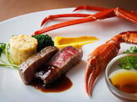 【12/21～25ランチビュッフェ＋和牛ステーキ＆紅ズワイガニのコンボ　120分制】