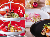【平日：ランチコース付き】真っ赤ないちごのクリスマスアフタヌーンティー（食後カフェフリー）