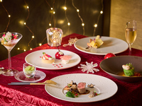 ＜早割り＞チャペルコンサート付き【2026XmasDinner】ロゼスパークリングワインで乾杯！オマール海老の前菜やキャビア・フォアグラなど世界三大珍味と共に！メインには松阪牛を堪能~シェフからの贈り物~　12月24日~25日