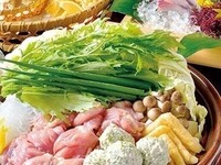 【ご宴会/大皿/歓送迎会】大山鶏とつくねのハリハリ鍋(全6品)2時間飲み放題付き5500円