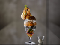 Parfait Bijou® Kaki【¥5,000 (tax not included) with drink】