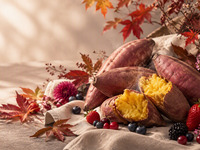 Sweet Potato and berry Afternoon tea