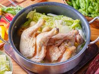 土日限定！骨付き鶏のパイタン鍋×BBQプラン （2.5時間）【アルコール含む飲み放題付き】