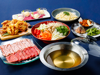 【昭和通り館限定】厳選！牛・豚しゃぶしゃぶコース2時間