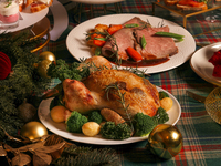 クリスマス ホームパーティー オードブル＆ローストチキン(1セット2名様分)