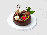 (Please order with meal) Chocolate Wreath 12cm