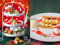 11月限定10%OFF【土日祝】いちごのナポレオンパイ付◇真っ赤ないちごのクリスマスアフタヌーンティー